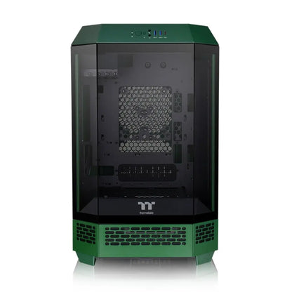 Thermaltake Tower 300 Racing Green Micro ATX Computer Case Vertical Octagonal Design