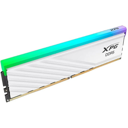XPG Lancer Blade RGB DDR5 RAM 16GB 6000MHz CL48 Gaming Desktop Memory White