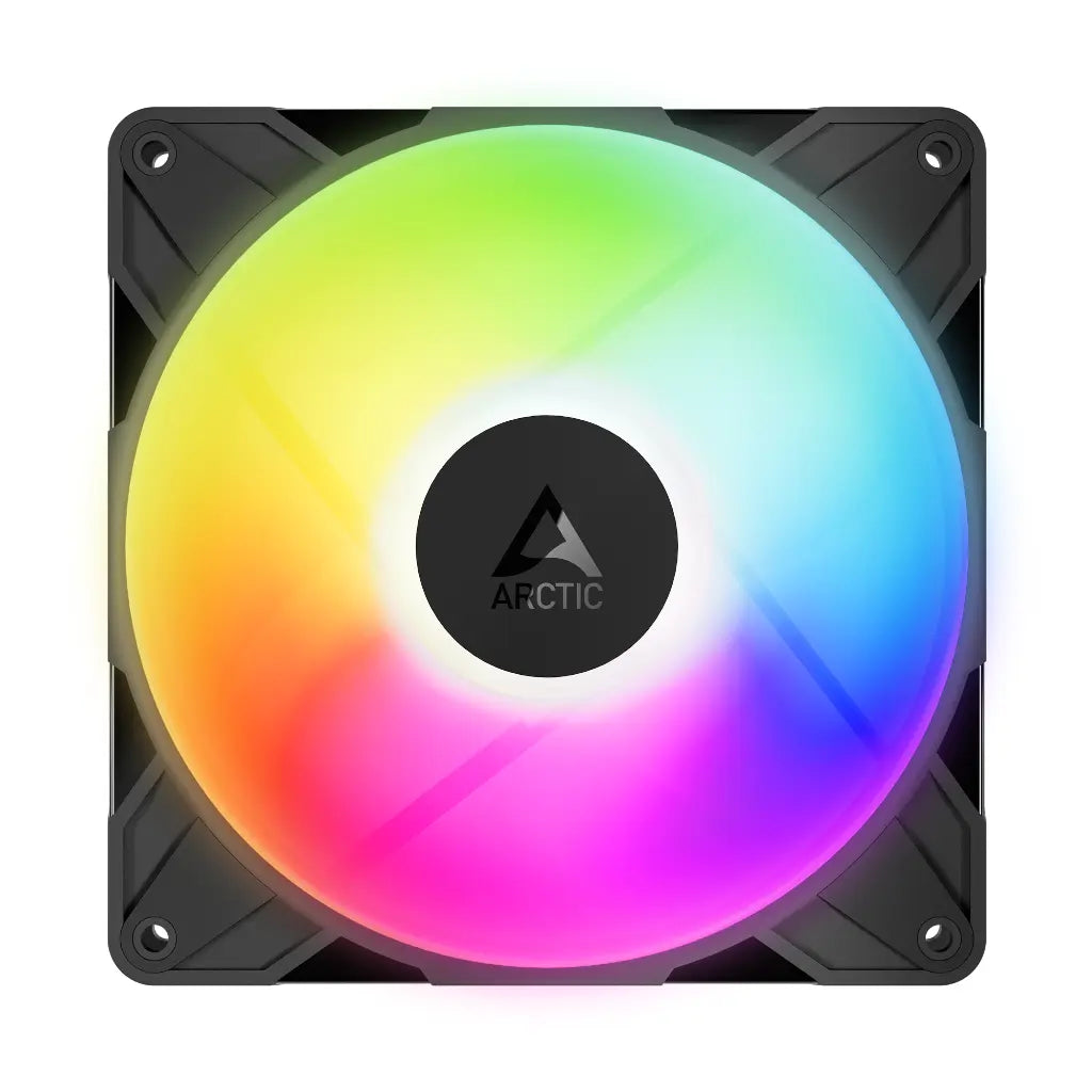 ARCTIC P14 Pro Reverse ARGB 140mm PWM Cabinet Fan - Black