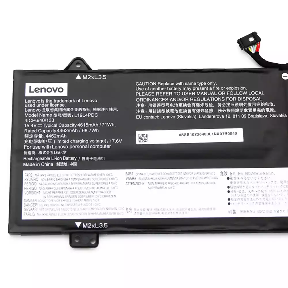 Lenovo L19L4PDC Original OEM 71Whr 4622mAh 15.36V 4 Cell Laptop Battery