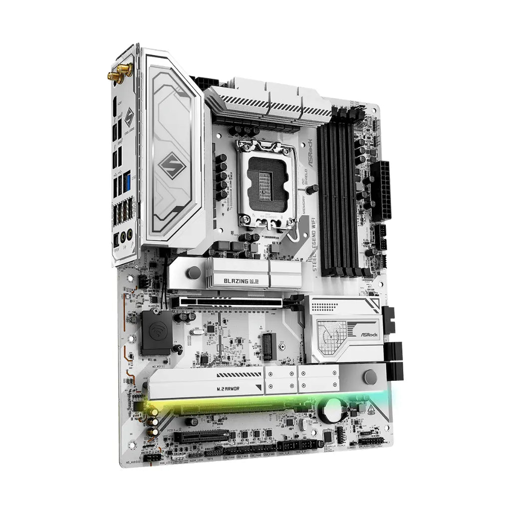 ASRock Z890 Steel Legend WiFi 7 Intel Z890 LGA1851 DDR5 ATX Motherboard-tpstech.in