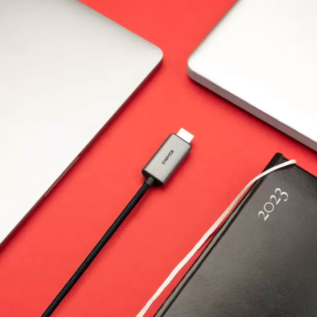Cadyce CA-C8KHDC 2m USB-C to HDMI 2.1 Cable with Audio 8K@60Hz-tpstech.in