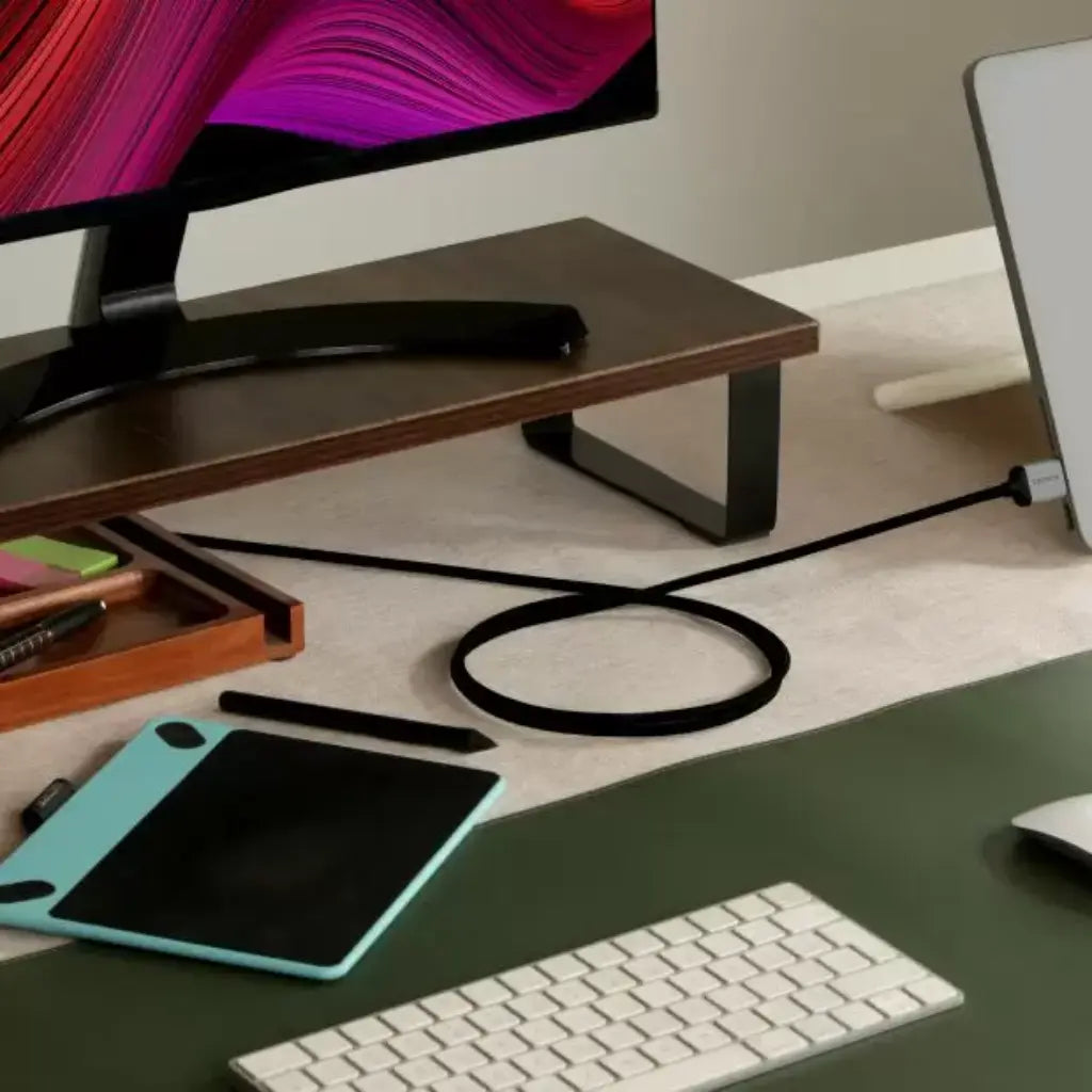 Cadyce CA-HVCAB HDMI Male to VGA Male CADMiUM Braided Cable (2M, Full HD 1080p)-tpstech.in