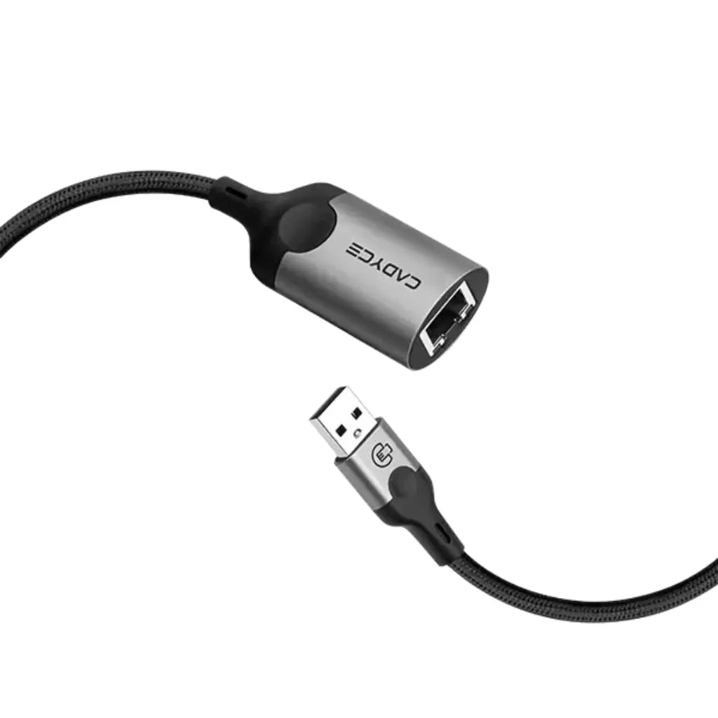 Cadyce CA-U2E USB 2.0 to Ethernet Adapter 10/100Mbps Windows/Mac/Linux/Android Compatible-tpstech.in
