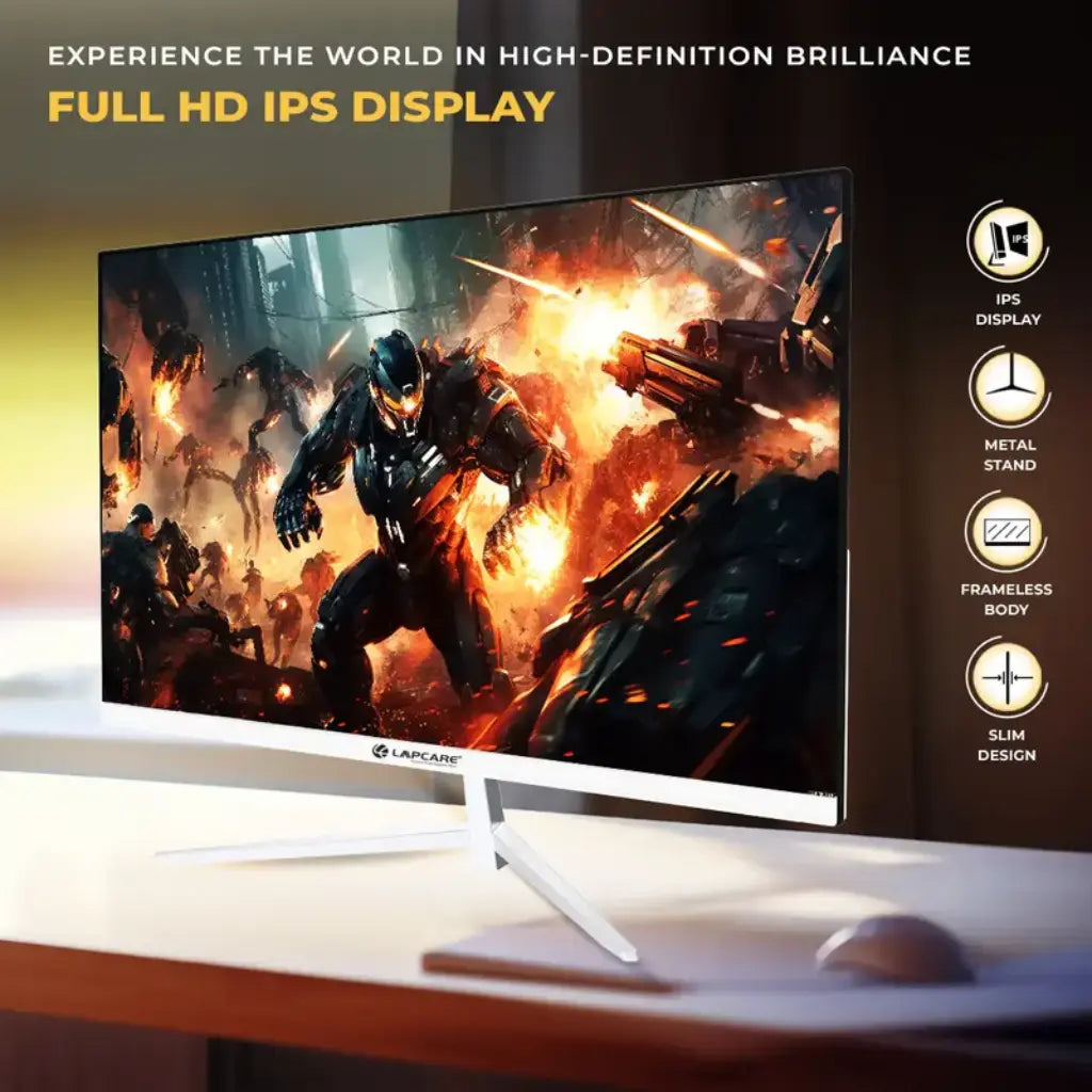 LAPCARE LM27GMWSP 27" 75Hz 5ms Full HD LED Monitor with Built-in Speakers-tpstech.in