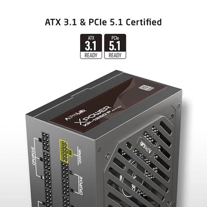 Prolab XPower XP-1250P 1250W 80+ Platinum Fully Modular ATX 3.1 Power Supply-tpstech.in