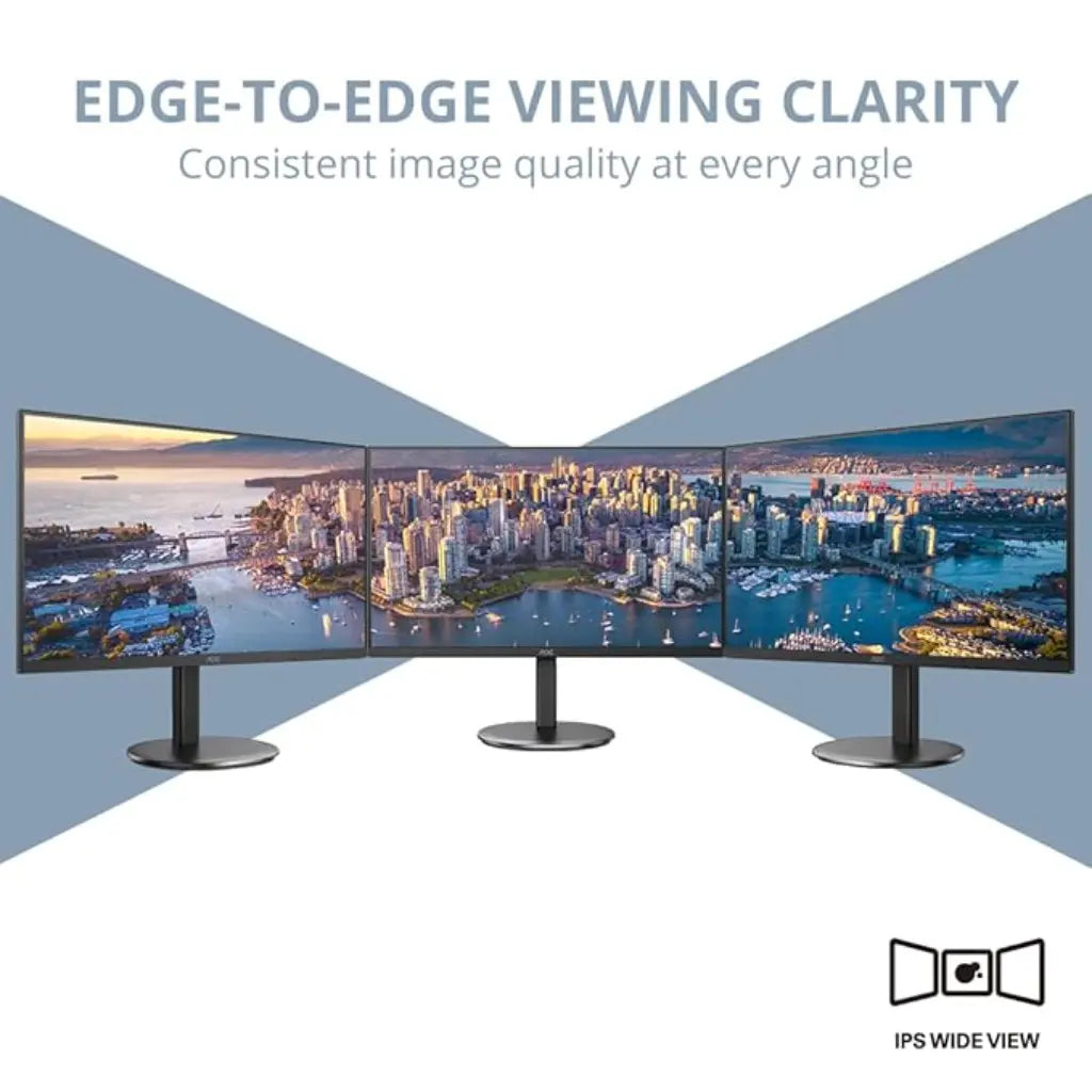 AOC U27V4 27" 4K UHD IPS Monitor with Frameless Design Adaptive Sync-tpstech.in