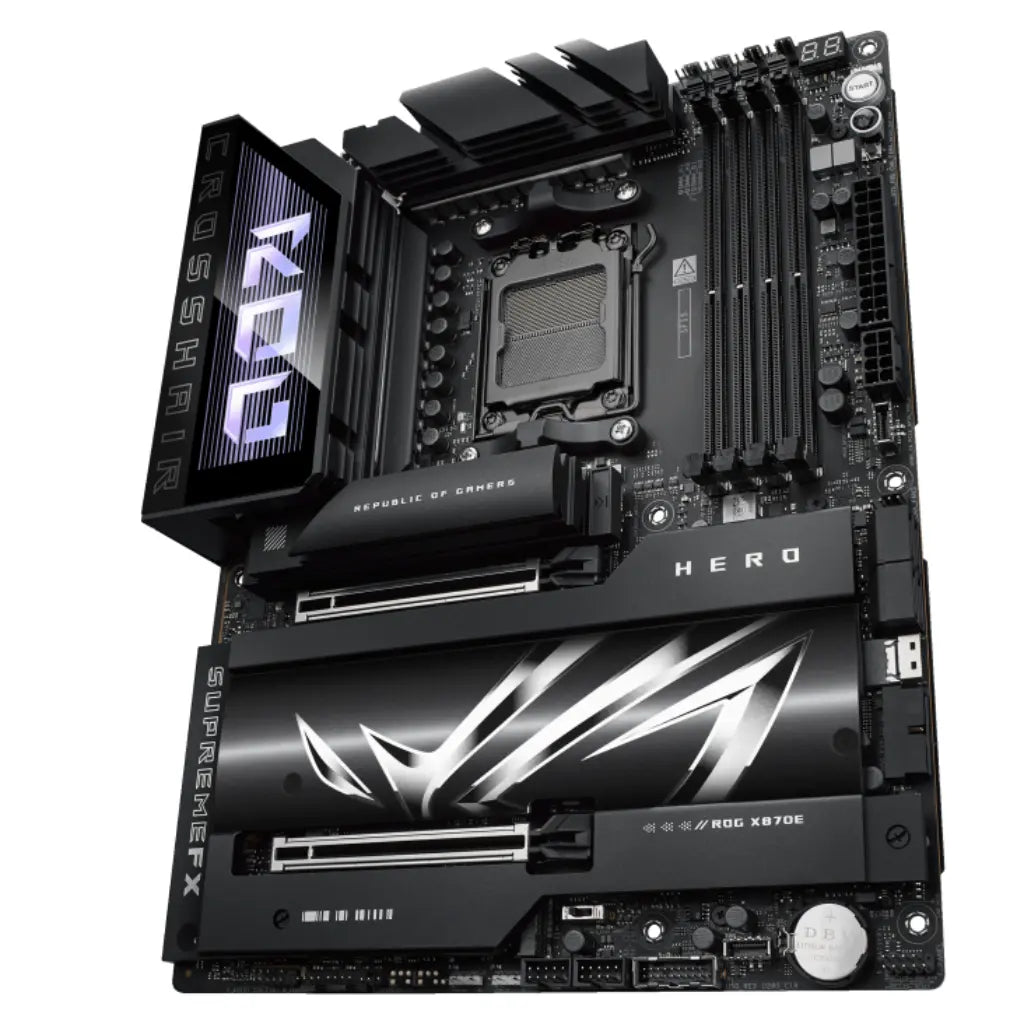 ASUS ROG Crosshair X870E Hero AM5 ATX DDR5 Motherboard with WiFi 7-tpstech.in