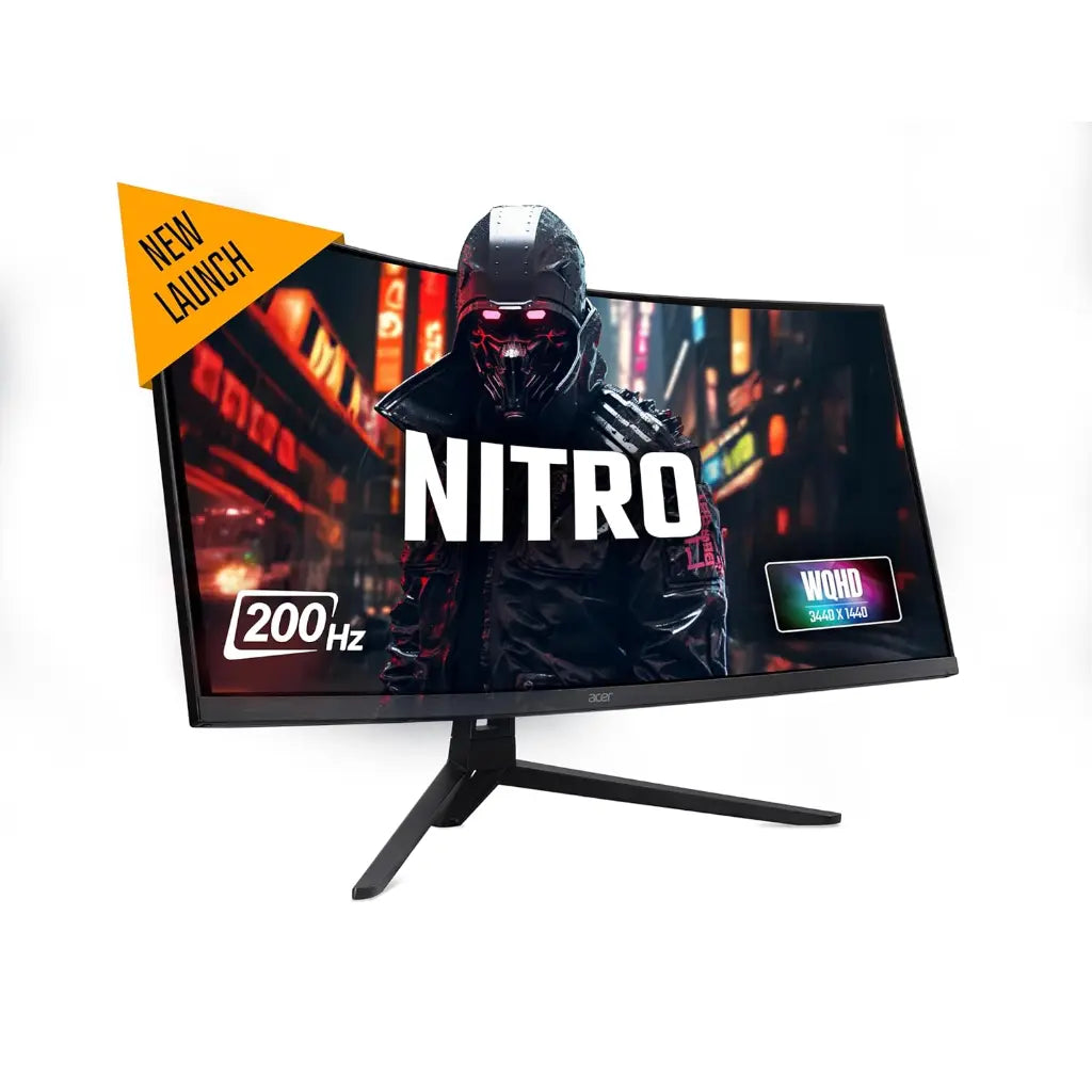Acer Nitro ED343CUR X0 34" 200Hz 0.5ms UWQHD Curved Gaming Monitor-tpstech.in