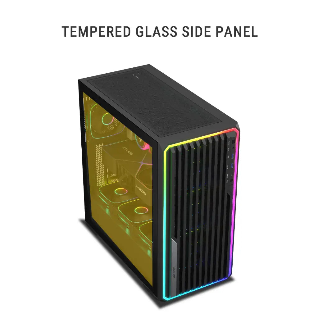 Ant Esports MeshX360 Mid‑Tower Computer Case with 4×120mm Fans-tpstechin