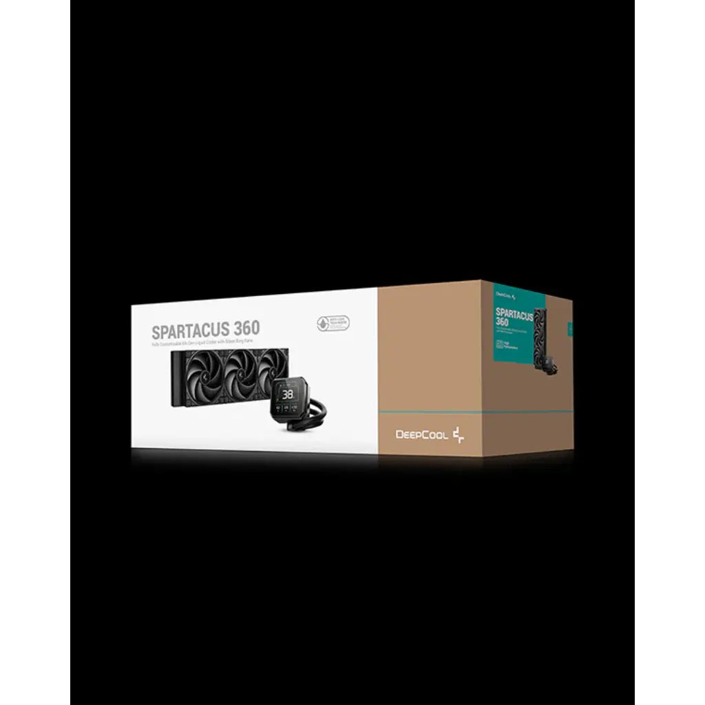 DeepCool Spartacus 360 360mm AIO Liquid Cooler with 3.4-inch IPS LCD-tpstech.in