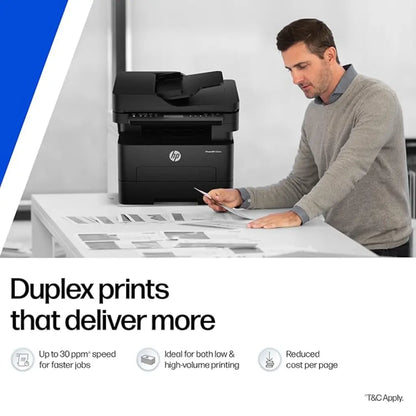 HP 323sdnw A58WKA Wireless All-in-One Laser Printer with Duplex Printing-tpstech.in