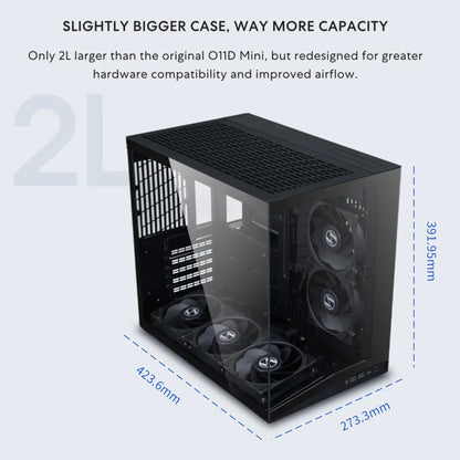 LIAN LI O11 Dynamic Mini V2 ATX Mid Tower Computer Case With Tempered Glass-tpstech.in