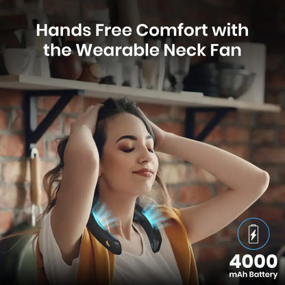 Portronics Cool Aid POR 2680 Portable Neckband Cooling Fan with 360° Airflow-tpstech.in