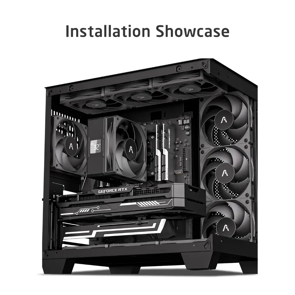 ProLab Design AI120 HF Pro‑Grade 120mm PWM Cabinet Fan Kit-tpstech.in