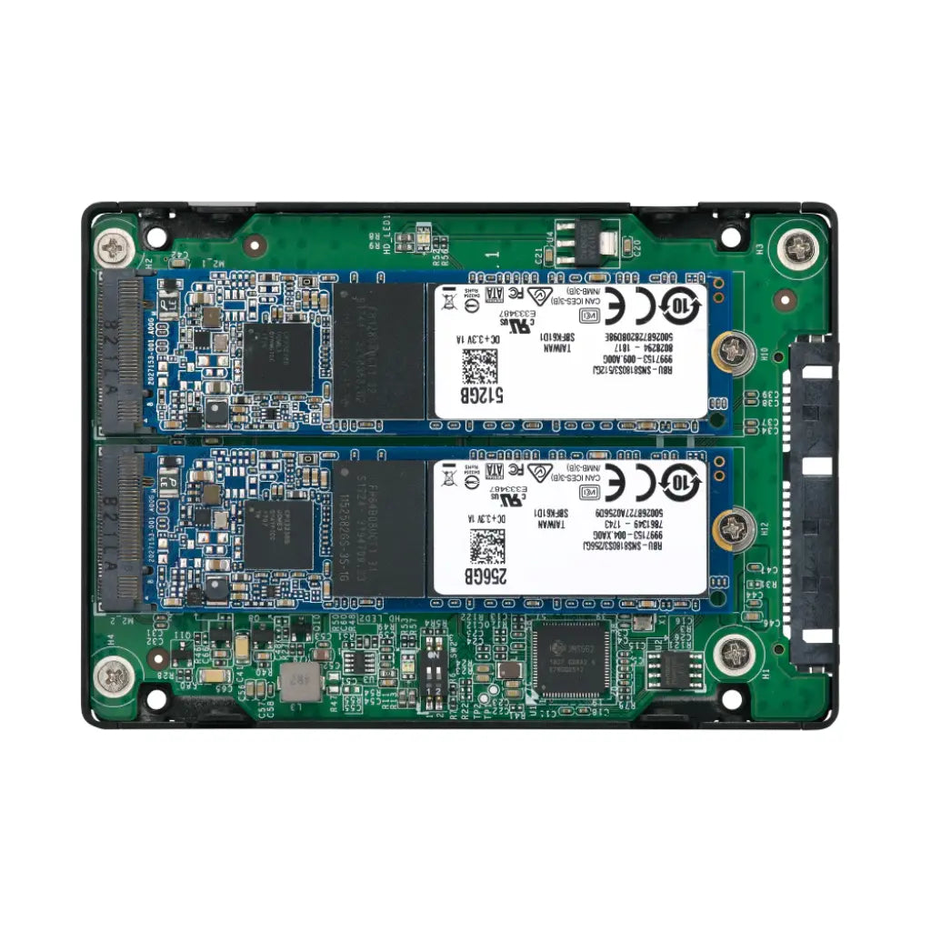 QNAP QDA-A2MAR Dual M.2 SATA SSD to 2.5-Inch SATA RAID Adapter-tpstech.in