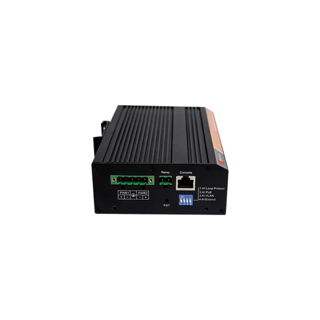 Syrotech SY-8000P-2S-IND Industrial PoE Switch with 2 Gigabit Ports-tpstech.in