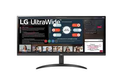 LG 34WP500-B 34" 75Hz 1080p WFHD HDR10 IPS Panel UltraWide Gaming Monitor - Black