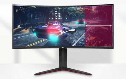 LG UltraGear 34GP63A 34" 160Hz 1440p WQHD VA Panel HDR10 Curved Gaming Monitor with Dual Speakers