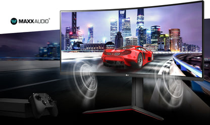 LG UltraGear 34GP63A 34" 160Hz 1440p WQHD VA Panel HDR10 Curved Gaming Monitor with Dual Speakers