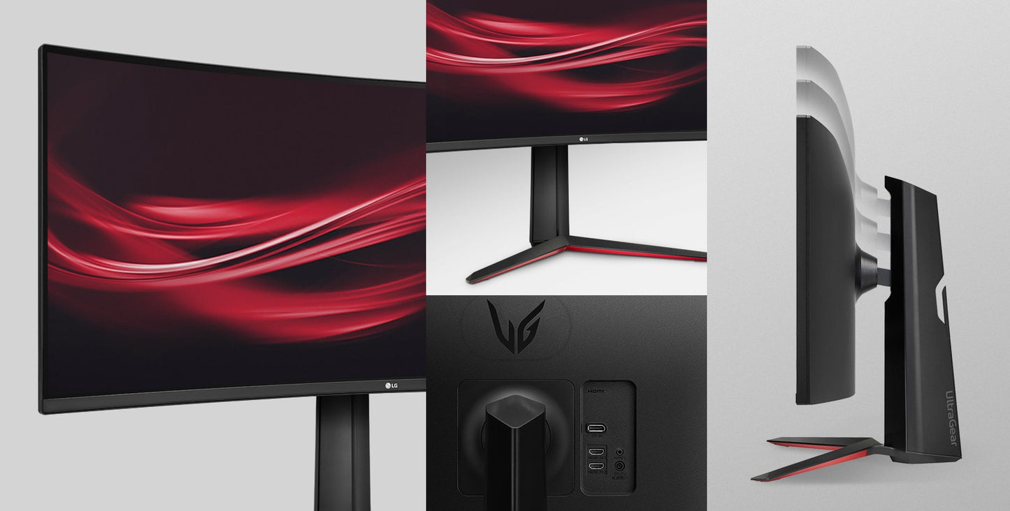 LG UltraGear 34GP63A 34" 160Hz 1440p WQHD VA Panel HDR10 Curved Gaming Monitor with Dual Speakers