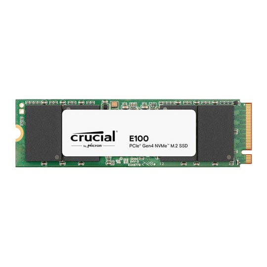 Crucial E100 1TB Gen4 M.2 NVMe Internal Solid-State Drive