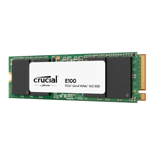 Crucial E100 1TB Gen4 M.2 NVMe Internal Solid-State Drive
