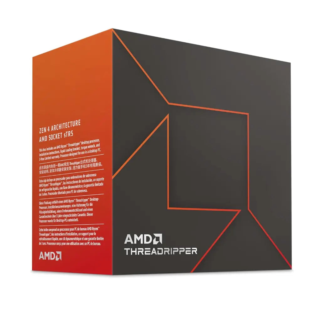 Shred Ripper Cpu AMD Ryzen Threadripper 7960X 24‑Core 48‑Thread Processor Up to 5.3GHz ...