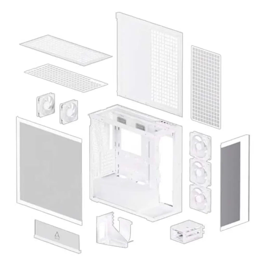 Arctic Xtender Black case mid-tower ATX con vetro temperato e supporto E-ATX - HW Legend Arctic Xtender Black case mid-tower ATX con vetro temperato e supporto E-ATX - HW Legend