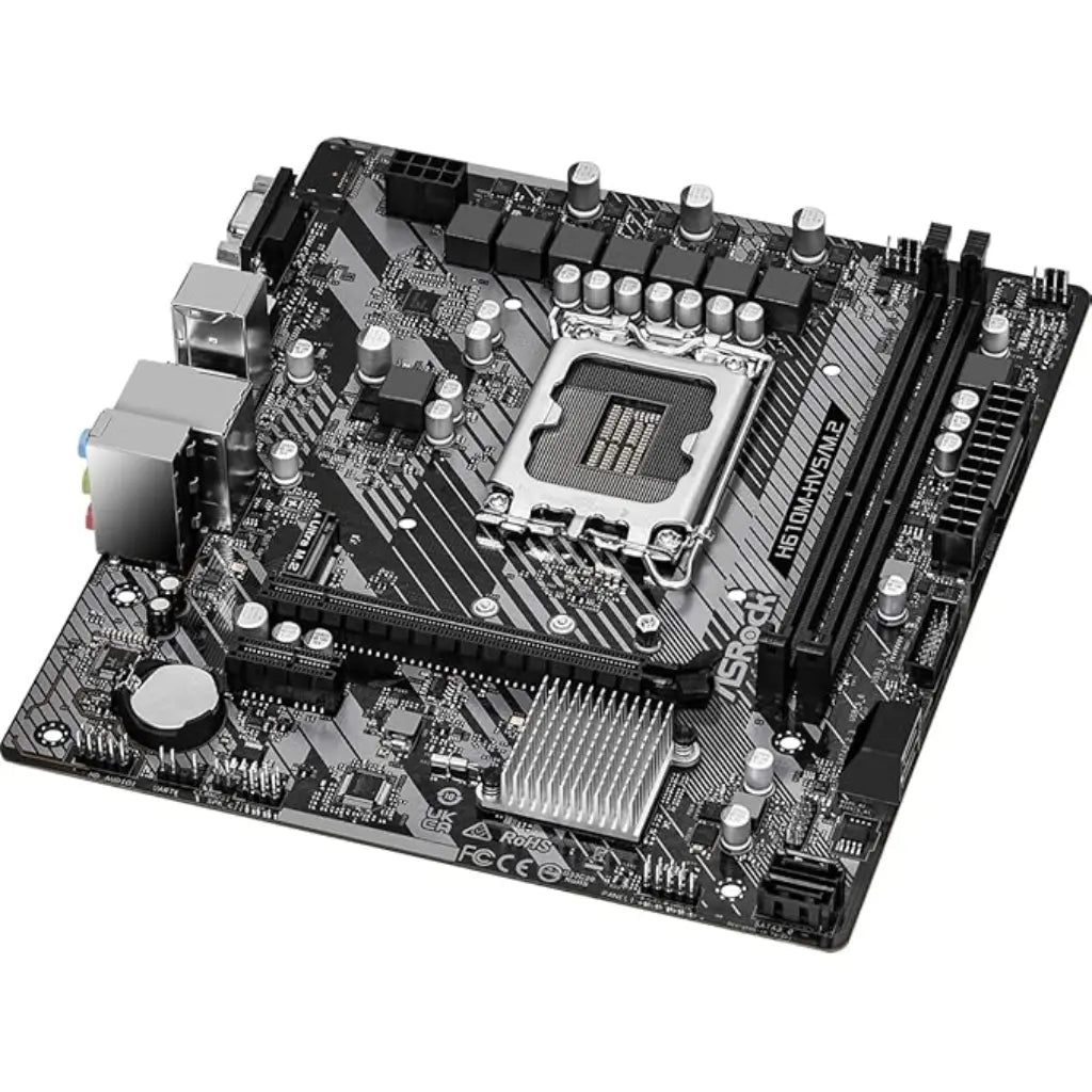 ASRock H610M-HVS/M.2 R2.0 DDR4  Intel LGA 1700 Micro ATX Motherboard-tpstech.in