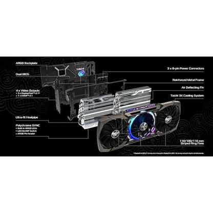 ASRock Radeon RX 7900 XTX Taichi 24GB GDDR6 OC Graphics Card-tpstech.in