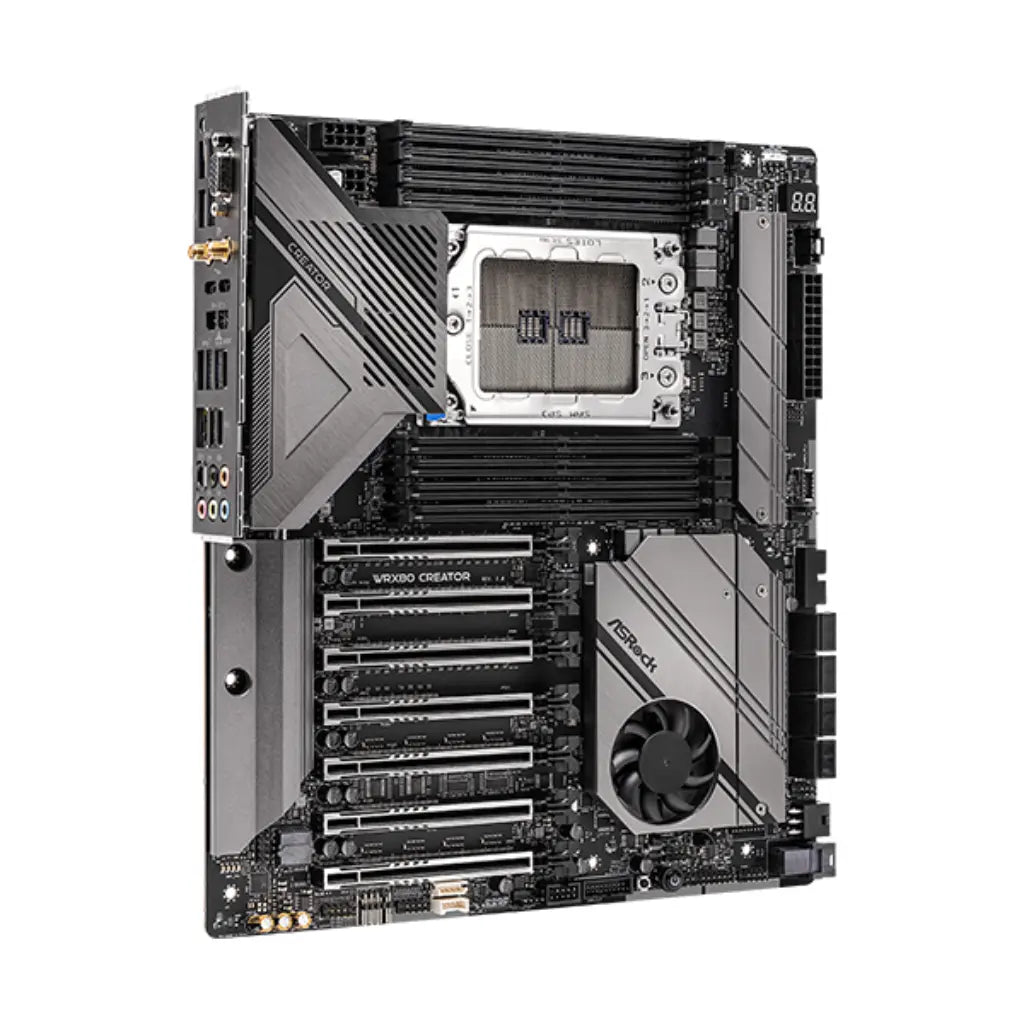ASRock WRX80 Creator R2.0 WRX80 sWRX8 DDR4 ECC E-ATX Motherboard-tpstech.in