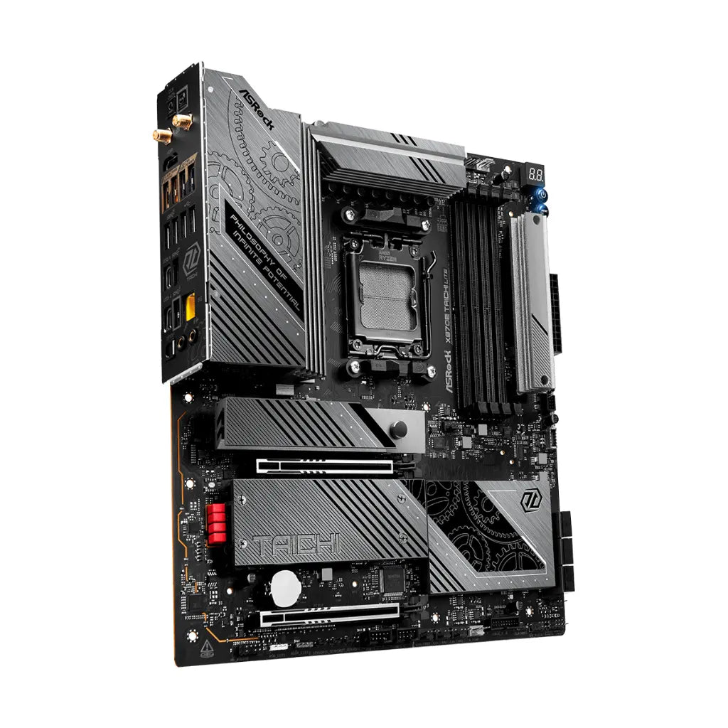 ASRock X870E Taichi Lite Wi-Fi AMD AM5 X870E DDR5 E-ATX Motherboard-tpstech.in