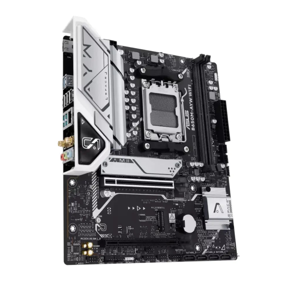 ASUS B650M‑AYW‑WIFI B650 AM5 Micro ATX DDR5 Motherboard with Wi‑Fi 6-tpstech.in