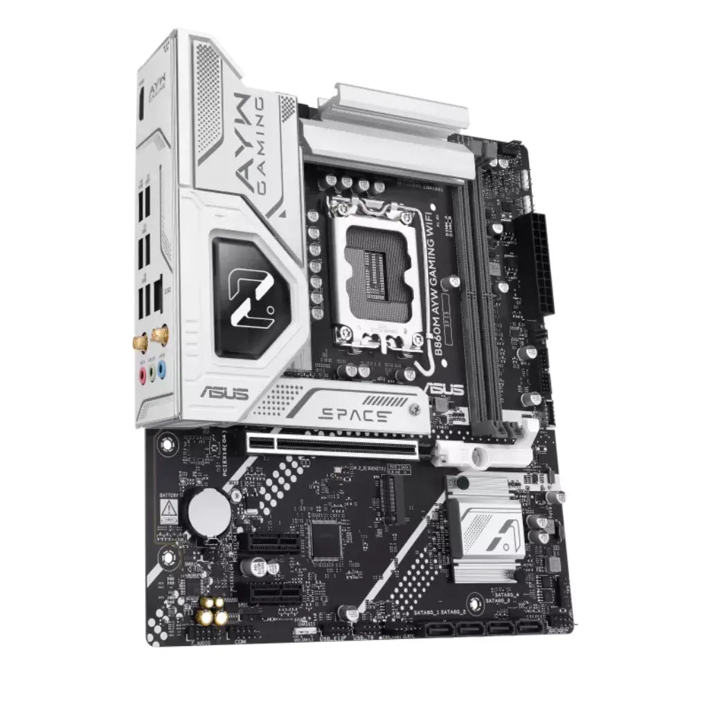 ASUS B860M AYW GAMING WIFI B860 LGA1851 DDR5 microATX WiFi 6 Motherboard-tpstech.in
