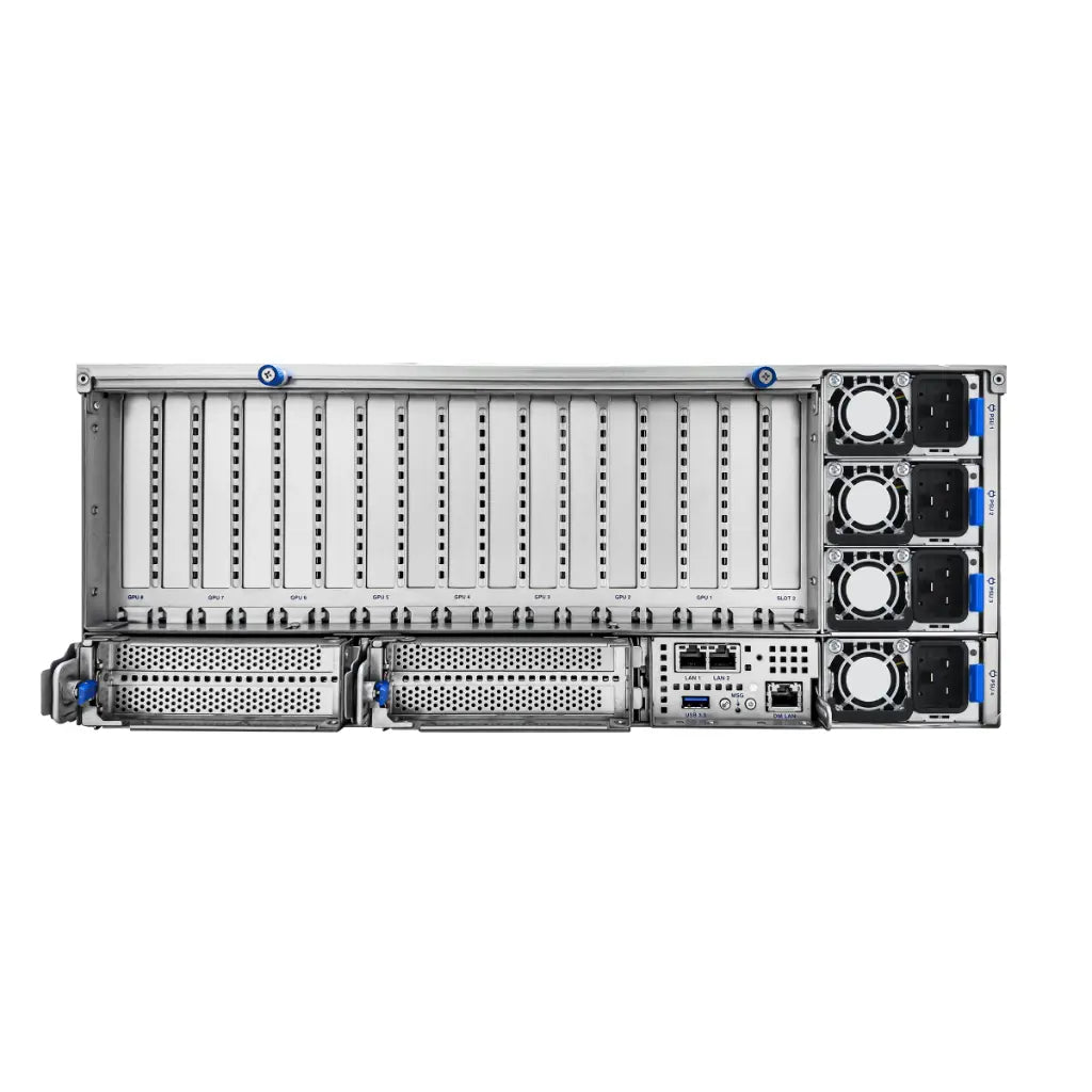 ASUS ESC8000A‑E13P 4U GPU Server with Dual AMD EPYC 9005 Processors, NVIDIA MGX Architecture, 8× 600W Dual‑Slot GPU Support-tpstech.in
