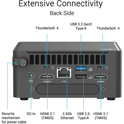 ASUS NUC 15 Pro NUC15CRHC5 Mini PC – Intel Core 5 210H | DDR5 Support up to 96GB | Wi‑Fi 7 | Thunderbolt 4 | Quad 4K Display-tpstech.in