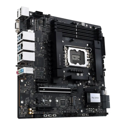 ASUS Pro WS W680M-ACE SE W680 LGA1700 DDR5 Micro‑ATX Workstation Motherboard-tpstech.in