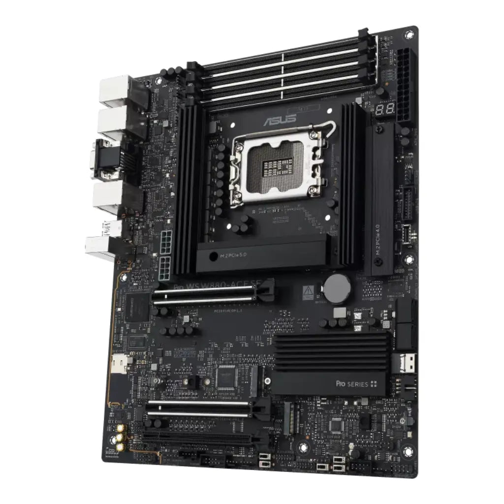ASUS Pro WS W880-ACE SE W880 LGA1851 DDR5 ATX Thunderbolt 4 Workstation Motherboard-tpstech.in