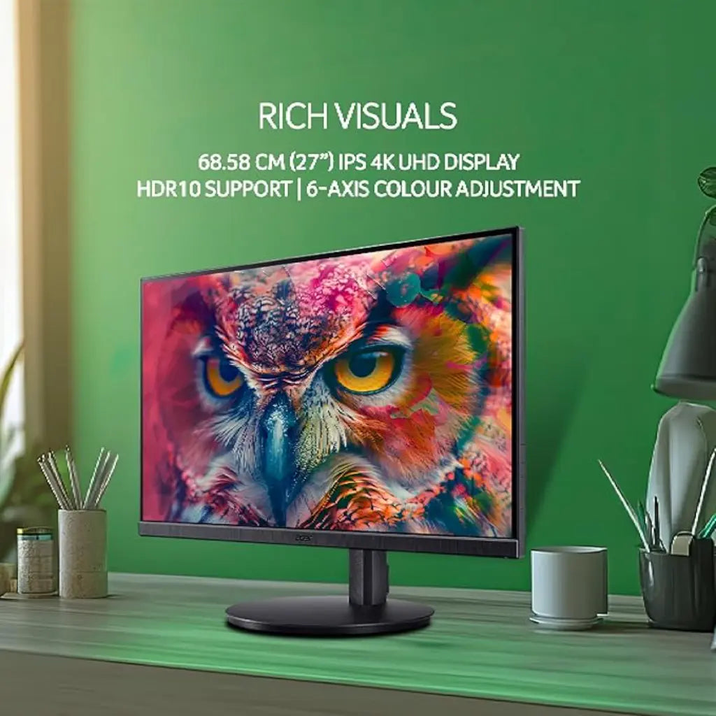 Acer CB272K 27" 60Hz 4ms 4K UHD IPS Monitor HDR10 Built-in Speakers-tpstech.in