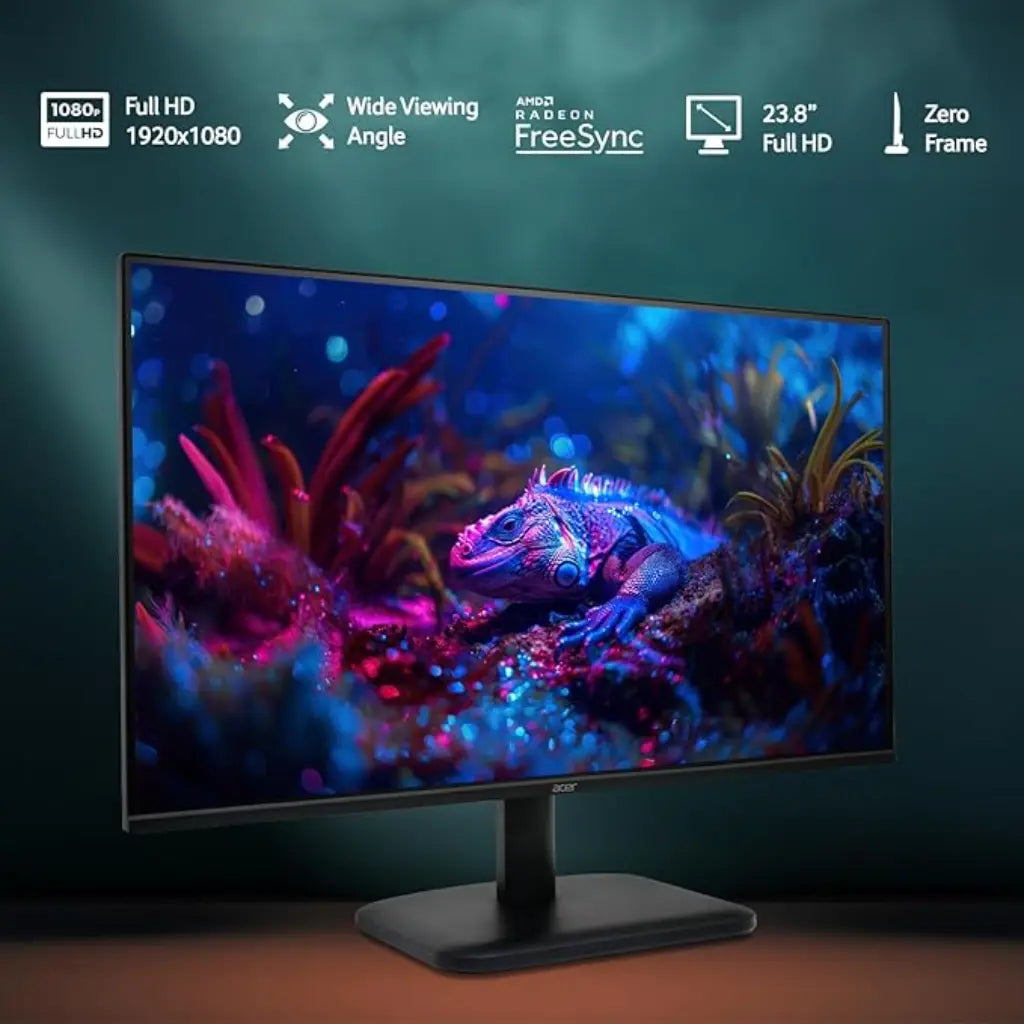 Acer EK240Y P6 23.8" 144Hz 1ms Full HD IPS LED Monitor HDMI & VGA Ports-tpstech.in