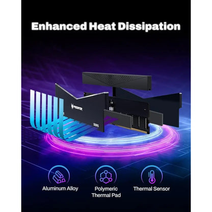 Acer Predator Pallas II 32GB (16GBx2) DDR5 6000MHz CL36 288-Pin Gaming Desktop Memory-tpstech.in