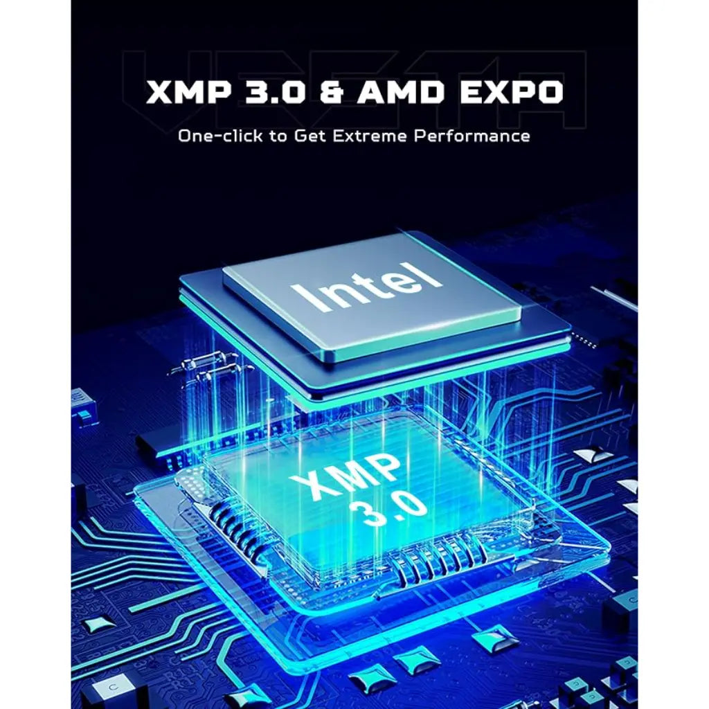 Acer Predator Vesta II DDR5 RAM 64GB (32GBx2) 6000MHz CL30 288-Pin Desktop Memory- Black -tpstech.in