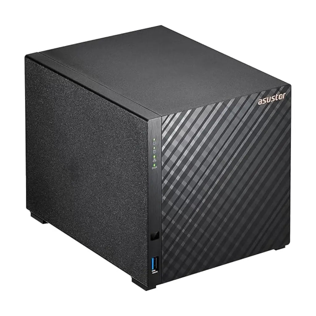 Asustor Drivestor 4 AS1104T Quad‑Core 1.4 GHz 1 GB DDR4 4‑Bay NAS-tpstech.in