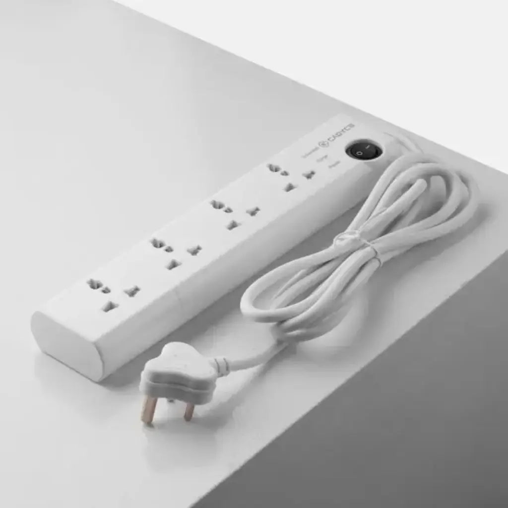 Cadyce CA-4SPS 4-Socket Universal Surge Protector with Child Safety Shutters-tpstech.in