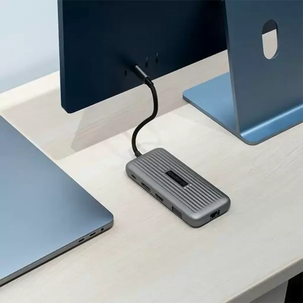 Cadyce CA-C4VIEW USB-C Docking Station with 4K HDMI USB 3.1 Gigabit LAN & 100W PD-tpstech.in