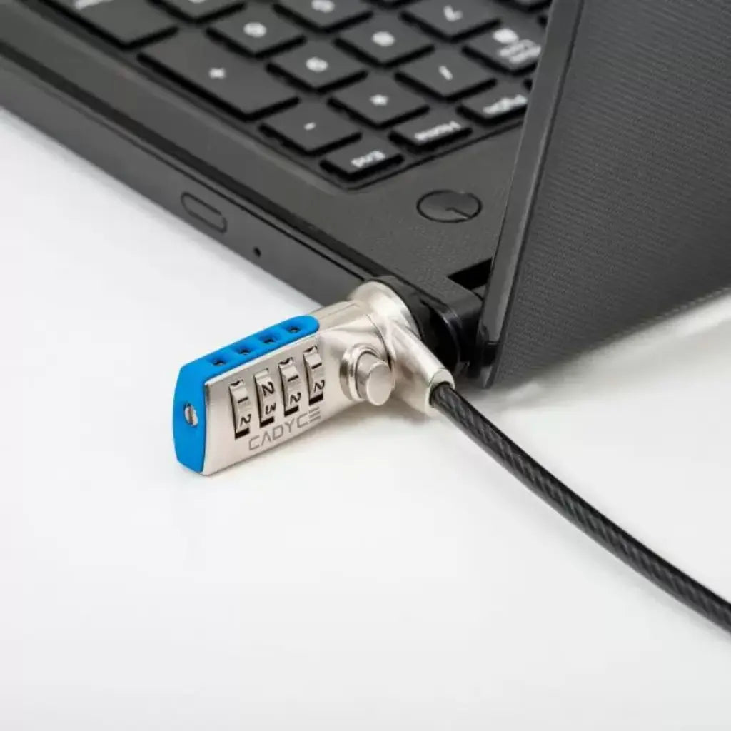Cadyce CA-CCLK Laptop & Computer Locking Cable with 4-Digit Combination Key and 2m Twisted Steel Wire-tpstech.in