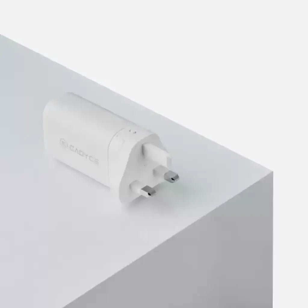 Cadyce CA-CPA61 65W GaN Wall Charger with Dual USB-C PD 3.0 & USB-A QC 3.0-tpstech.in