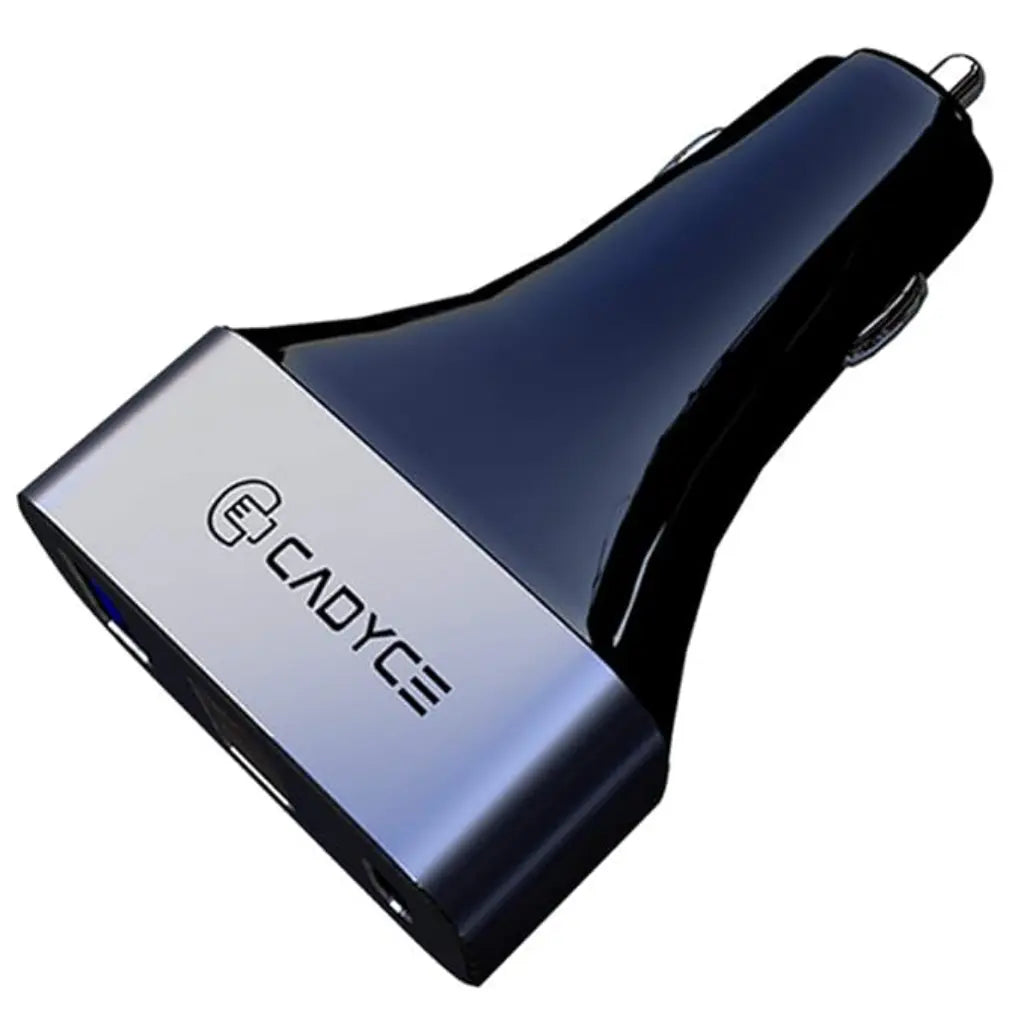 Cadyce CA-CUCC 33W Car Charger with Digital Display USB-A & USB-C Ports-tpstech.in