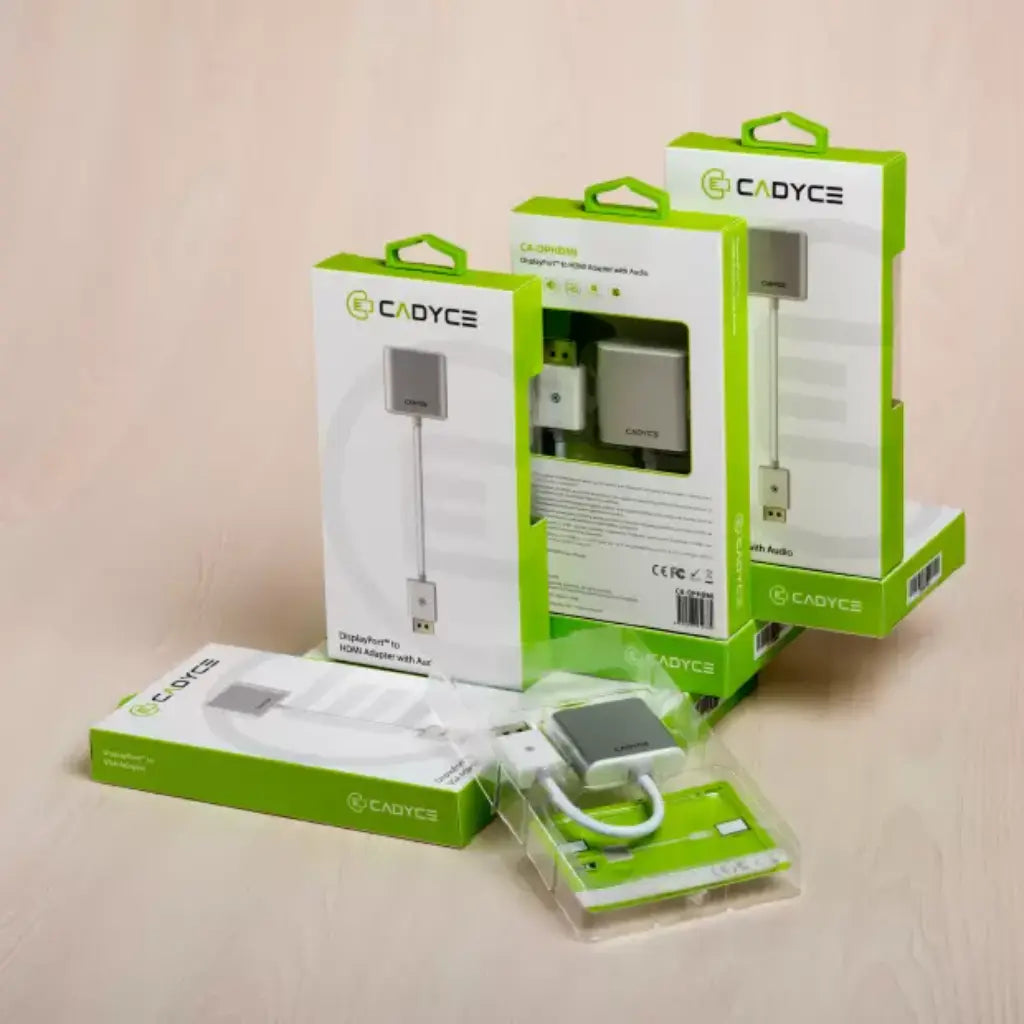 Cadyce CA-DPHDMI DisplayPort to HDMI Adapter with Audio Windows & Mac Compatible-tpstech.in